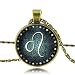 Produktbild MESE London Horoskop Halskette Sternzeichen 'The Omen' Leo in Luxus Geschenkbox