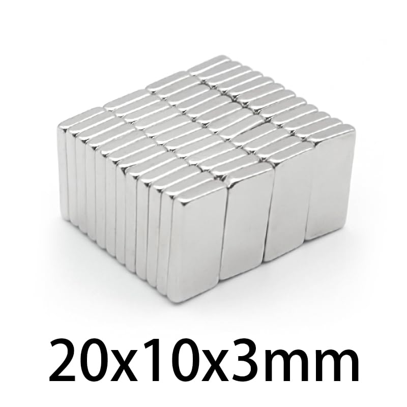 10-200 pces 20 * 10 * 3mm ndfeb Block Super Permanent Magnetic 20x10x3 Neodymium Magnets(50pcs)