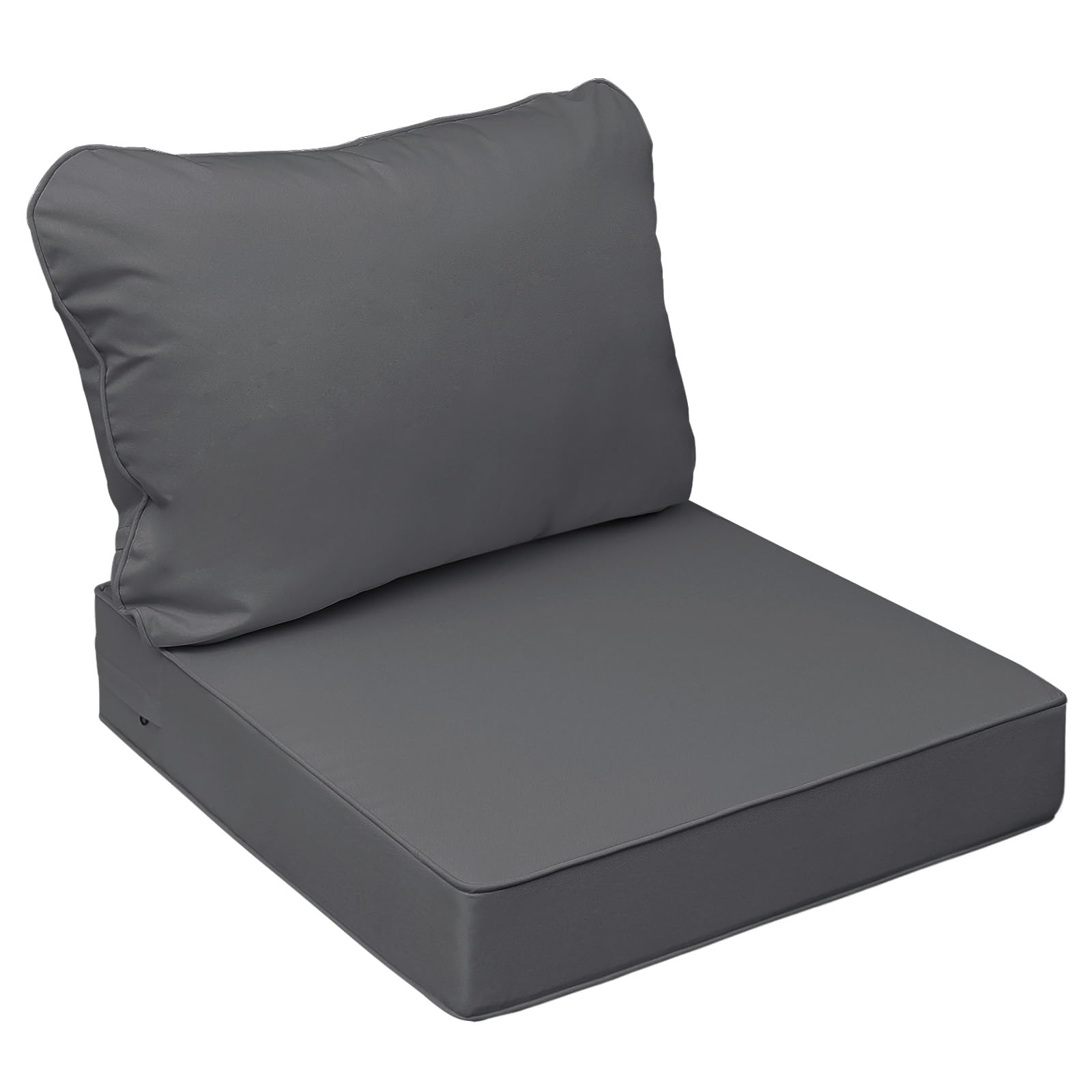 AAAAAcessories Outdoor Chair Cushions, 21 x 19 x 3 + 19 in, 1 Pack