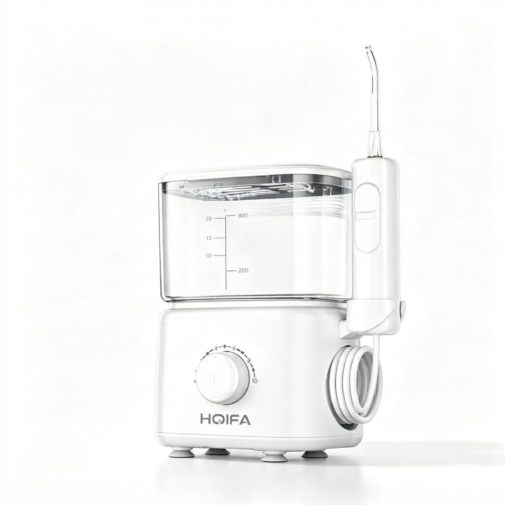 Water Dental Flosser Teeth Pick, Portable Cordless Oral Irrigator 300ML Rechargeable Travel