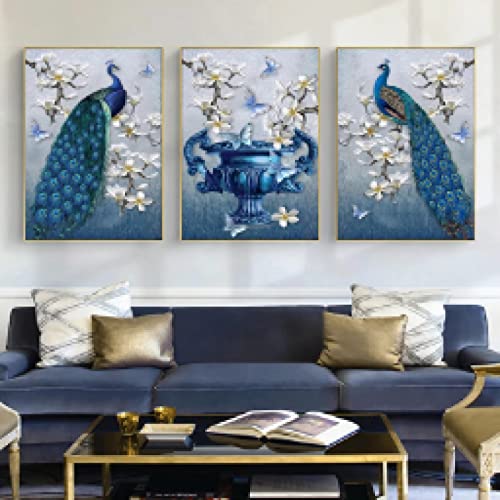 Peinture moderne Lily Fleur pour salon et décoration murale de maison contemporaine 20x30cm