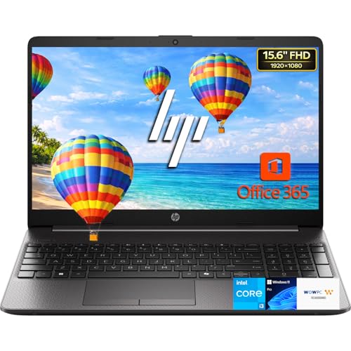 Image of HP 250 G9 Business Laptop 15.6 inch FHD Display, 13th Gen Intel Core i3-1315U, 8GB RAM, 512GB SSD, Windows 11 Pro, Microsoft Office 365 Web Apps Included, RJ-45 Ethernet, Wi-Fi 6, WOWPC Recovery USB