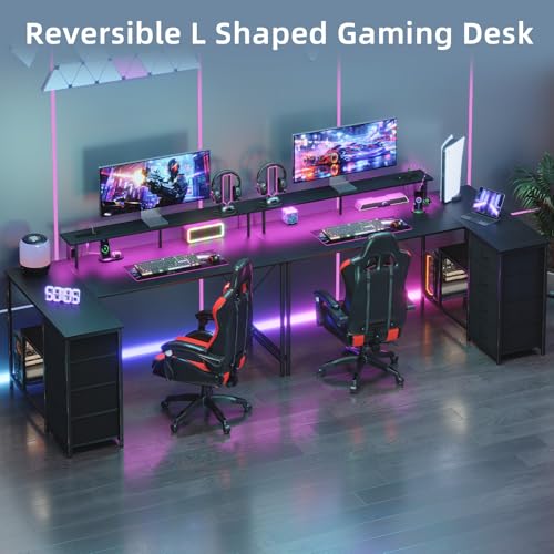 L shaped executive office desk