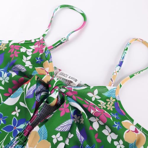 Image of GRACE KARIN Womens Summer Floral Maxi Dresses 2026 Long Flowy Boho Dress Beach Vacation Sundresses Casual Clothes with Pocket