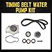Zoncar Timing Belt Kits Automotive Replacement, Timing Belt Kit Hydraulic Tensioner Water Pump Compatible with 2003-2010 PT CRUISER 2.4L 2003-2006 SEBRING 2.4L 2003-2003 VOTAGER 2.4L