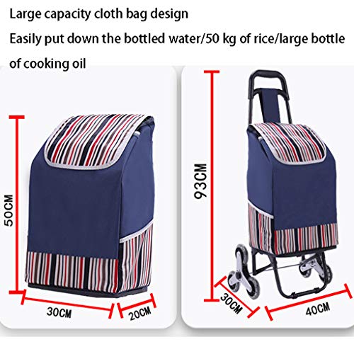 MELAG Shopping Trolley Faltbox Einkaufswagen für ältere Menschen Einkaufswagen für Supermärkte Handgezeichnete… – Bild 3