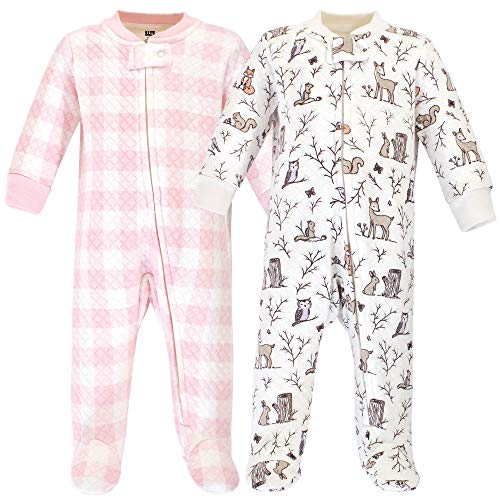 Hudson Baby Unisex Baby Premium Quilted Zipper Sleep and Play