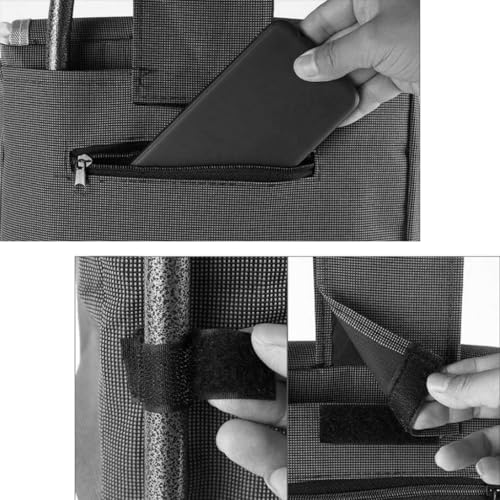 Carrito plegable de hierro ligero para compras con tejido impermeable, plegable para viaje miniatura 6