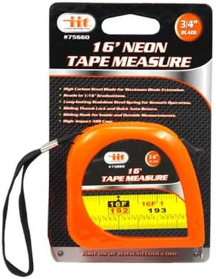 IIT 75660 16-Feet X 3/4-Inch Neon Tape Measure