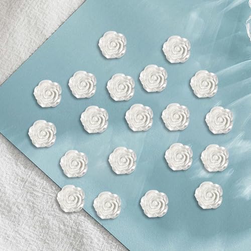 Image of 20 Pcs Enamel Rose Flowe Brooches Pins for Women Colorful Floral Brooch Flower Lapel Pin Badge Crafts Breastpin Jewelry Gift for Women Men Clothing Bags Backpacks Jackets Hat