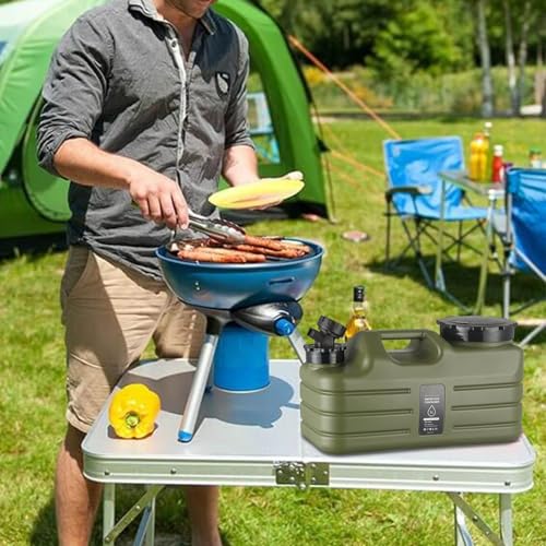 Seau d'eau portable 5L avec robinet pour simplifier le bivouac