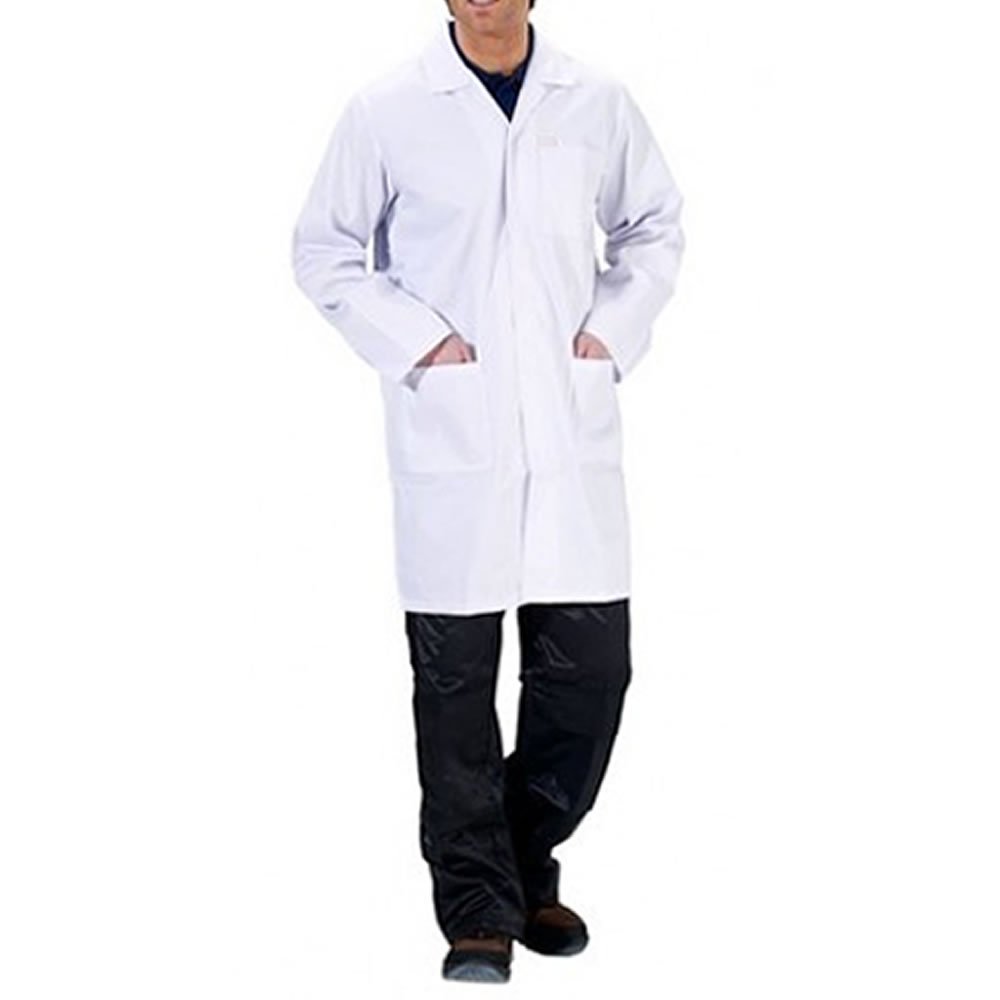 Army And Workwear Colour: White | Size: M Medium | Use: Coverall Garage Medical Catering Butchers Food ind