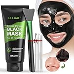 Blackhead Remover Mask, Black Charcoal Peel Off Face Mask, Deep Cleansing Mask for Face Nose Black Head Acne Pores, Purifying Facial Mask with Pimple Extractor and Face Mask Brush (3.5 fl.oz) - Image 2
