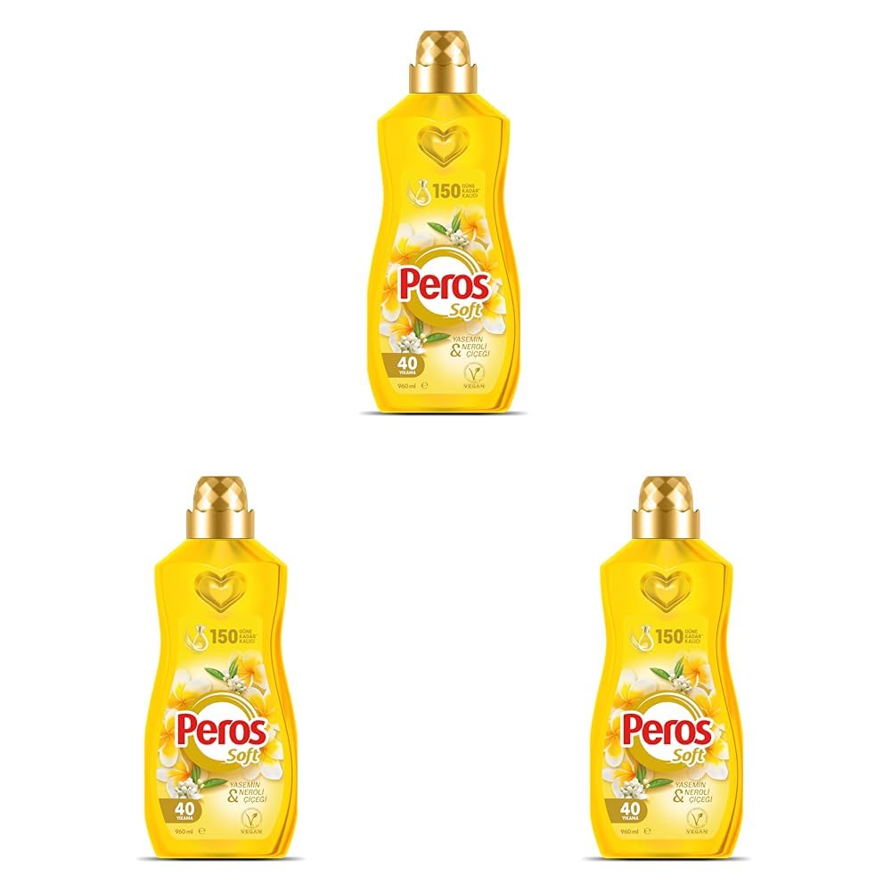 Peros Konsantre Yumuşatıcı Yasemin & Neroli Çiçeği 960 ml (3 paketi)