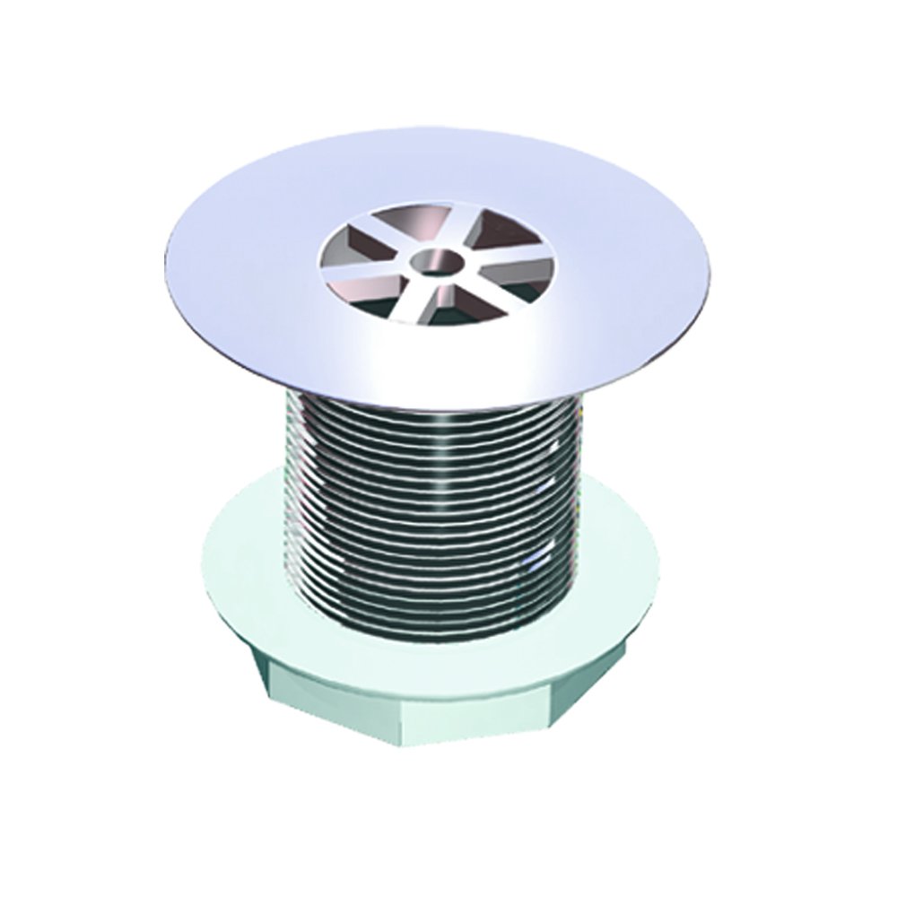 Mark Vitow BW345 Flush Grated Long Shower Waste, Silver, 8.5 cm*8.5 cm*8.5 cm