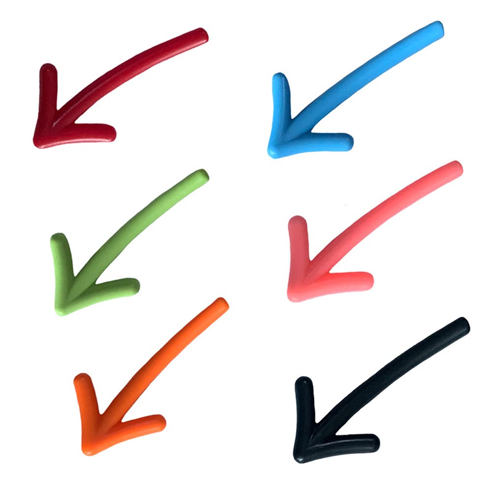 6pcs Set Arrow Marker Magnetic Fridge Magnet Decor Refrigerator Magnets Sticker Home Decoration Accessories Office White Board Holding Pictures Cards Papers Notes