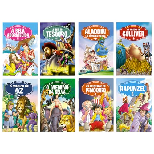 Combo quadrinhos contos clássicos – Kit com 4 quadrinhos: