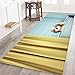 PATINISA Alfombra Larga Decorativa de Lujo Lindo Perro Shitzu alfombras Extra Suaves y cómodas para Dormitorio,Sala de Estar,niñas,niños,guardería