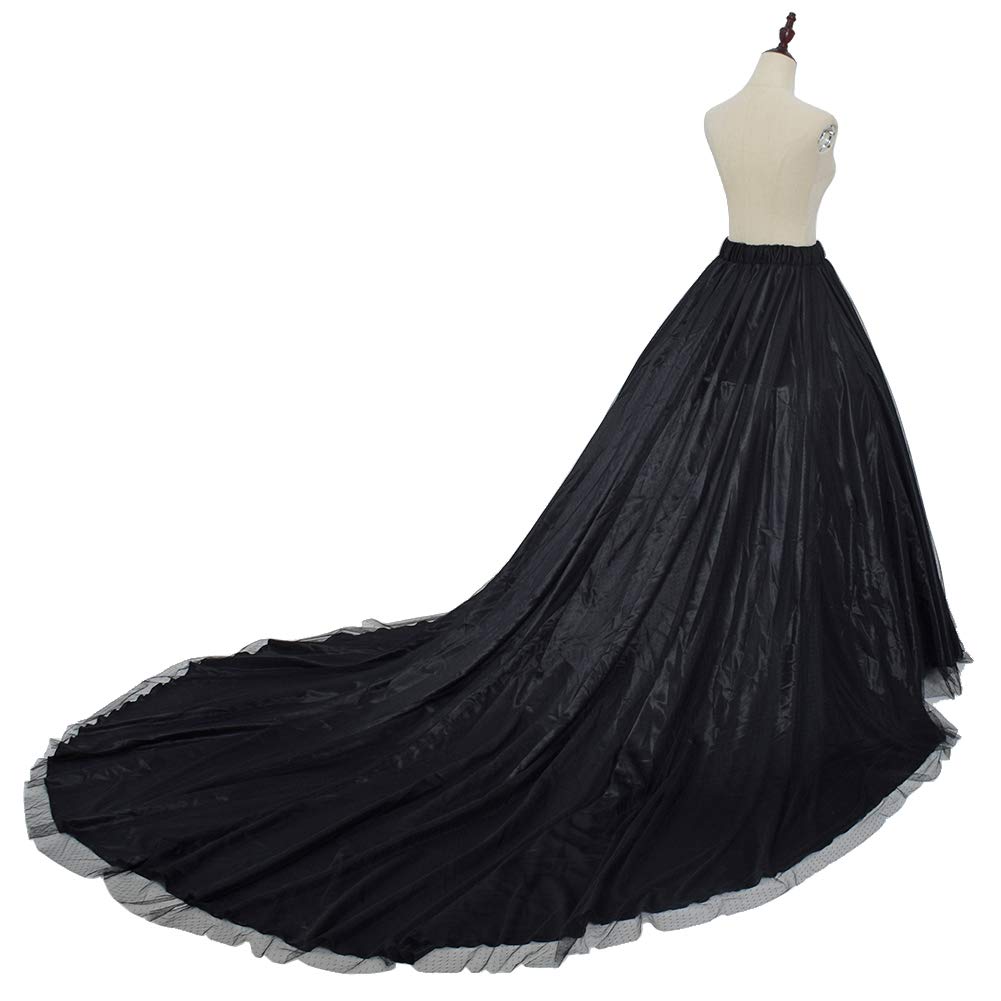 GRACEART Damen Lange Retro Maxi Tüll Rock Brautkleider Unterrock Überrock