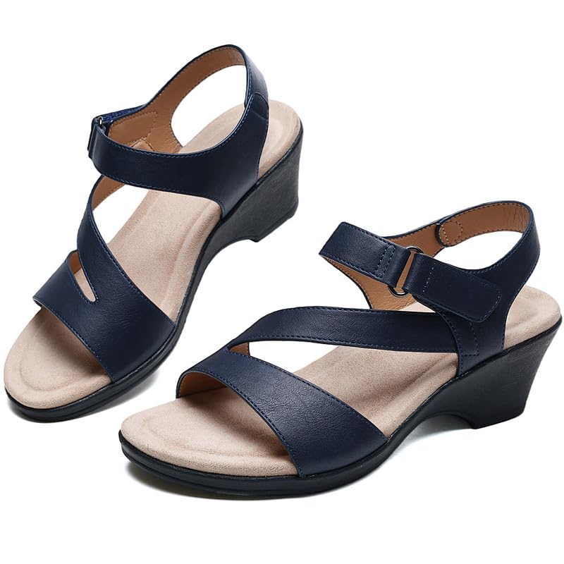Maxome Adjustable Wedge Sandals Women