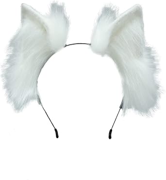 Faylay Wolf/Fox/Cat Ear Cosplay Headwear Women Accessories Handmade Hairband Furry Ear Faux Fur Headband