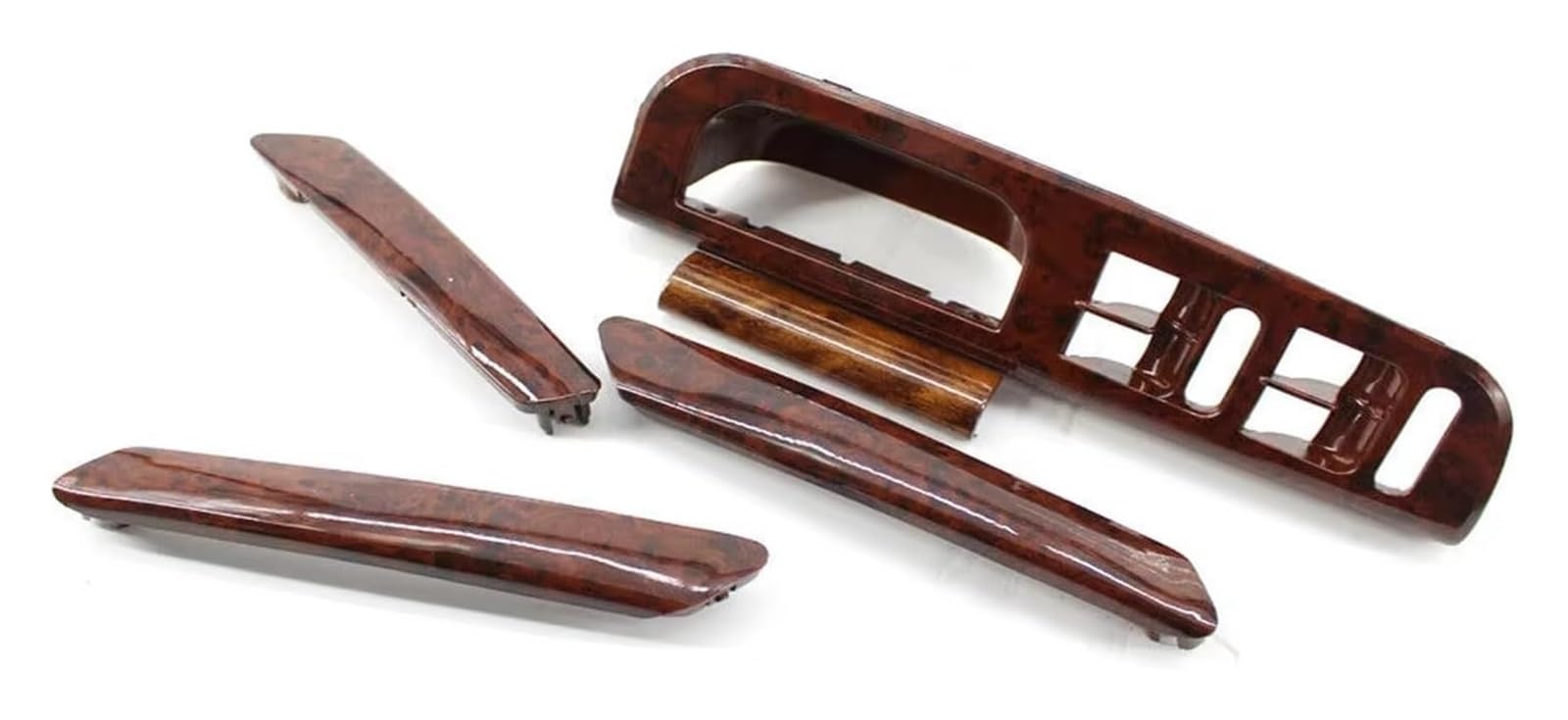 YADLIUASA Right Door Handle for VW for Passat for B5 3B0 867 175 3B1 171 E Wood Color Window Control Panel+Handle Cover Trim Centre Console Car Interior
