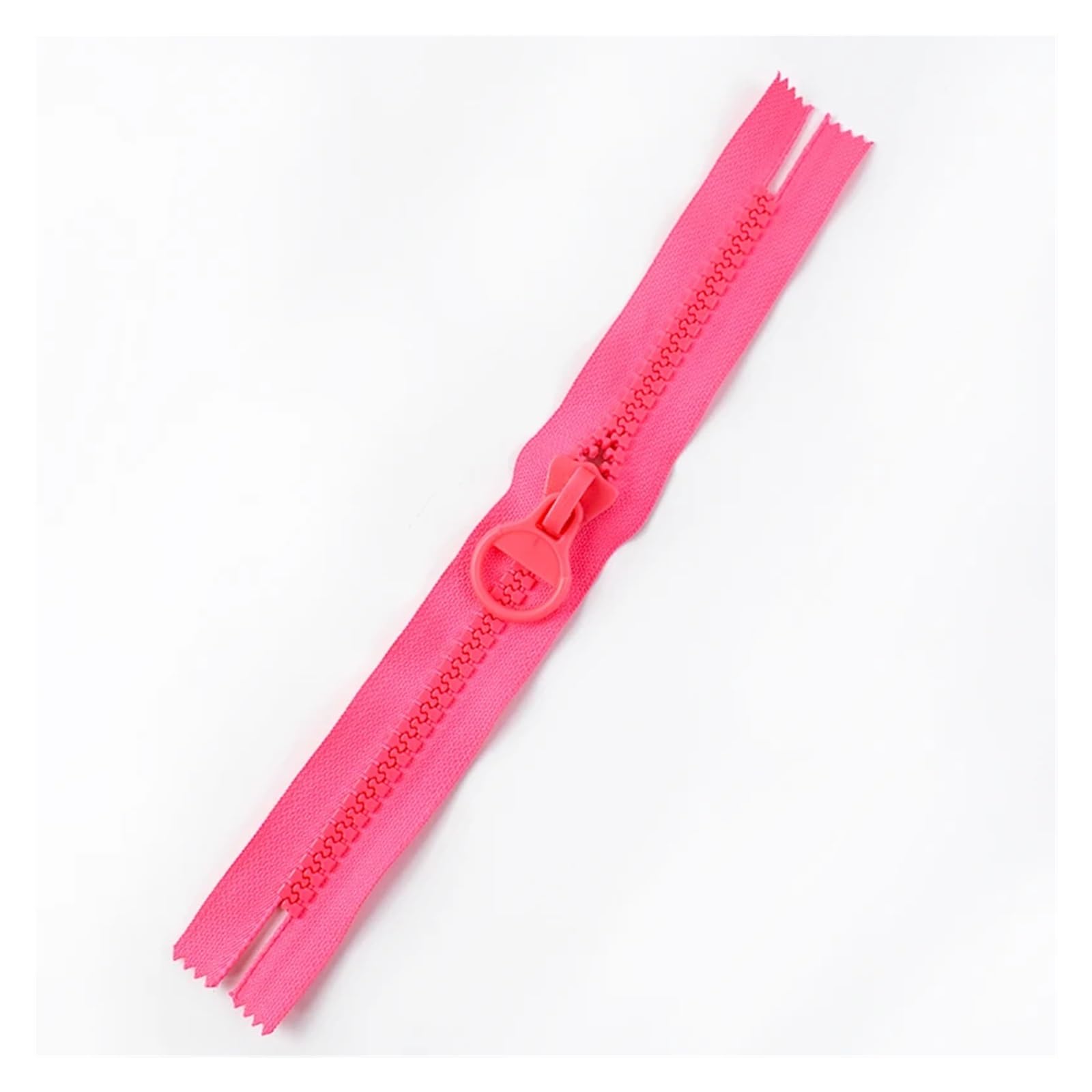 Resin Zippers 1-5Pc 20/25/30cm Resin Zipper 10# Colorful Large Zippers No Endless Zip Clothes Pocket Decoration Zips Repair(Rosered,4PCS_NO10-30CM)