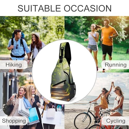 Mochila bandolera cómoda para senderismo y excursiones 6