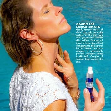 BIONOVA Bioactive Cleanser Normal to Dry Skin | Provides Gentle Deep Clean, Oil-Free, Sulfate-Free, Ultra-Hydrating Moisturizing Treatment with Hyaluronic Acid - 4.5 fl oz