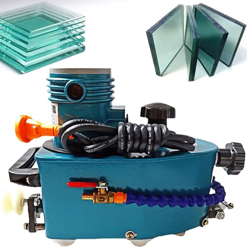 Elektryczna szlifierka do szkła z tarczami diamentowymi do projektów polerskich DIY