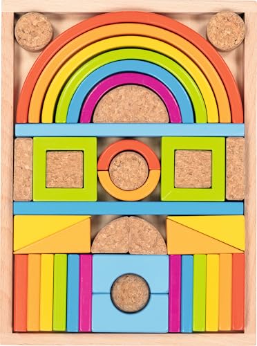Jeu de construction coloré Goki pour développer la motricité fine