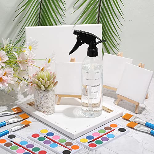 Gerrii 20 Pcs Clear Plastic Spray Bottles 16 Oz For Cleaning Solutions Refillable Container Adjustable Hair Empty Spray Bottles Bulk Mister Spray Bottle For Watering Plants Showering Pets #TOP3