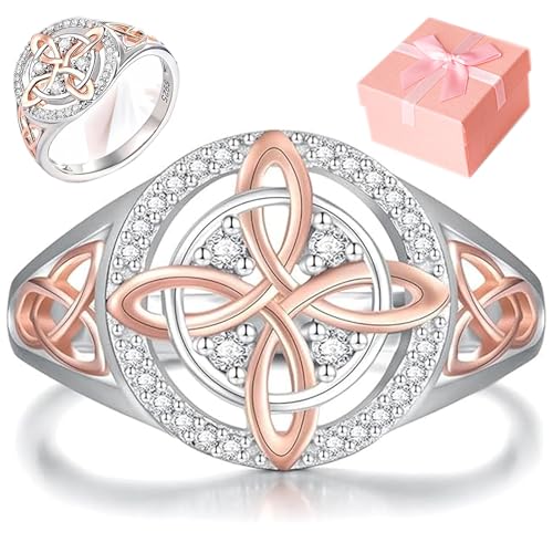 Handmade Witch’s Return-Knot Protection Ring, Protect Your Loved Ones, S925