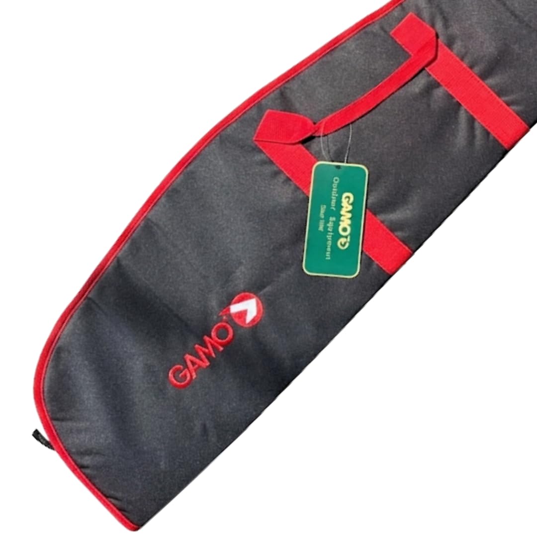 FUNDA PARA CARABINA CON VISOR 120 cm ROJA