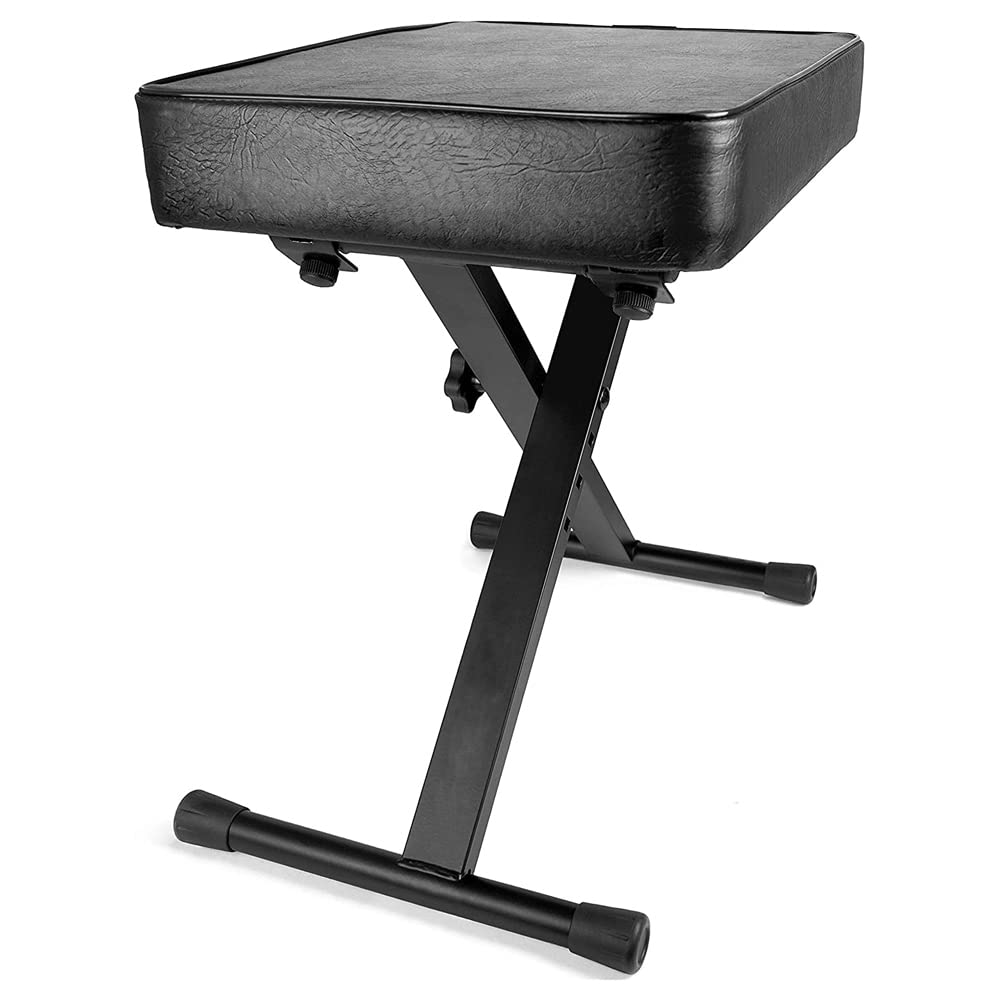 RockJam RockJam Premium Padded Adjustable Keyboard Bench or Digital Piano Stool