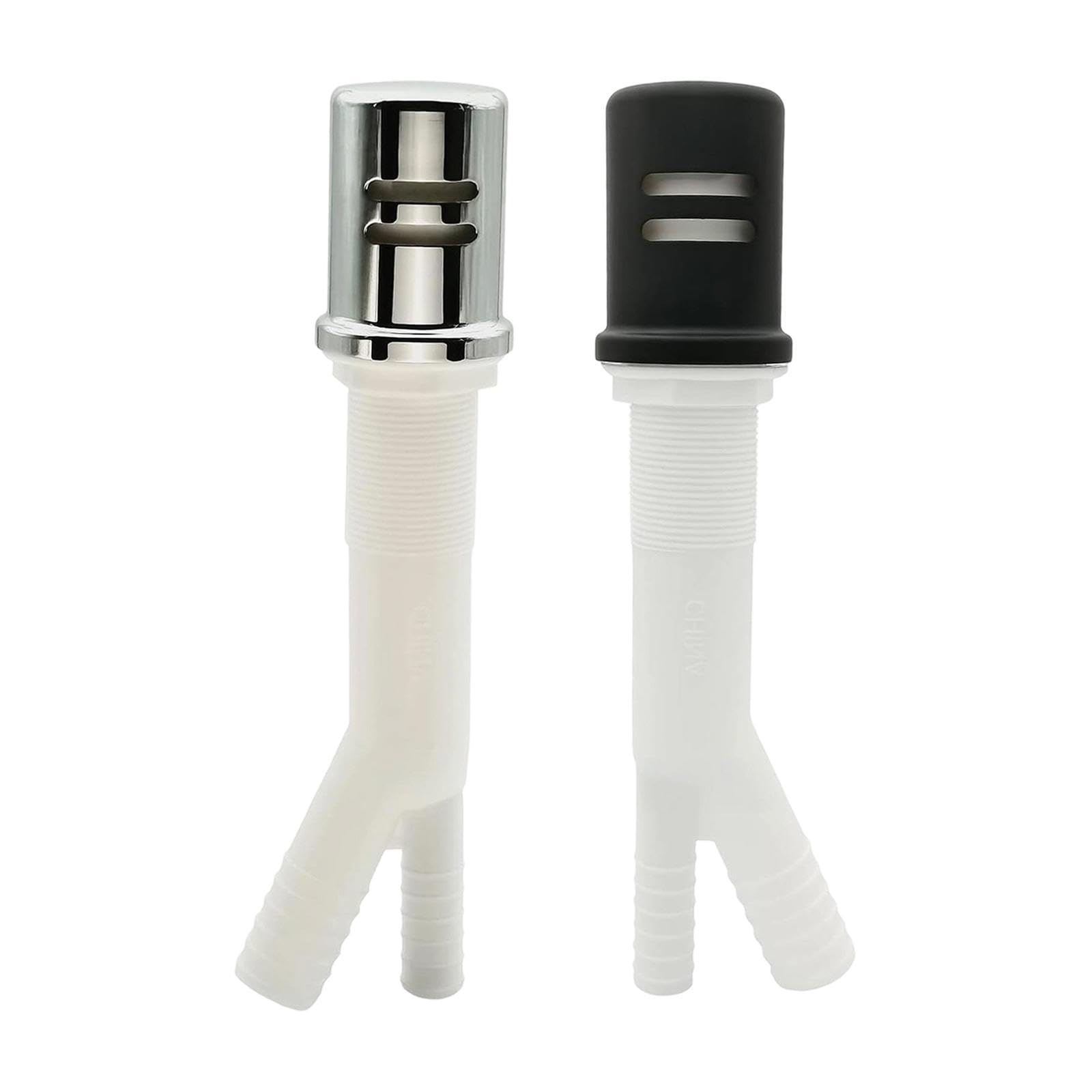 Dishwasher Air Gap Entire Assembly Backflow Protection Universal Replacement Silver-image-2