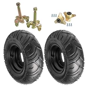 Yc Yier 2Pcs 13X5.00-6 Tire And Wheel Rim Assembly 13X5-6 Lawn Mower Tire 6&Quot; Go Kart Wheels Road Tire Tubeless &Amp; Front Steering Knuckle 3 Bolt Hubs For Atv Quad Buggy 4 Wheeler Drift Trike Taotao 8 51buuzctkel. sl500 . ss300