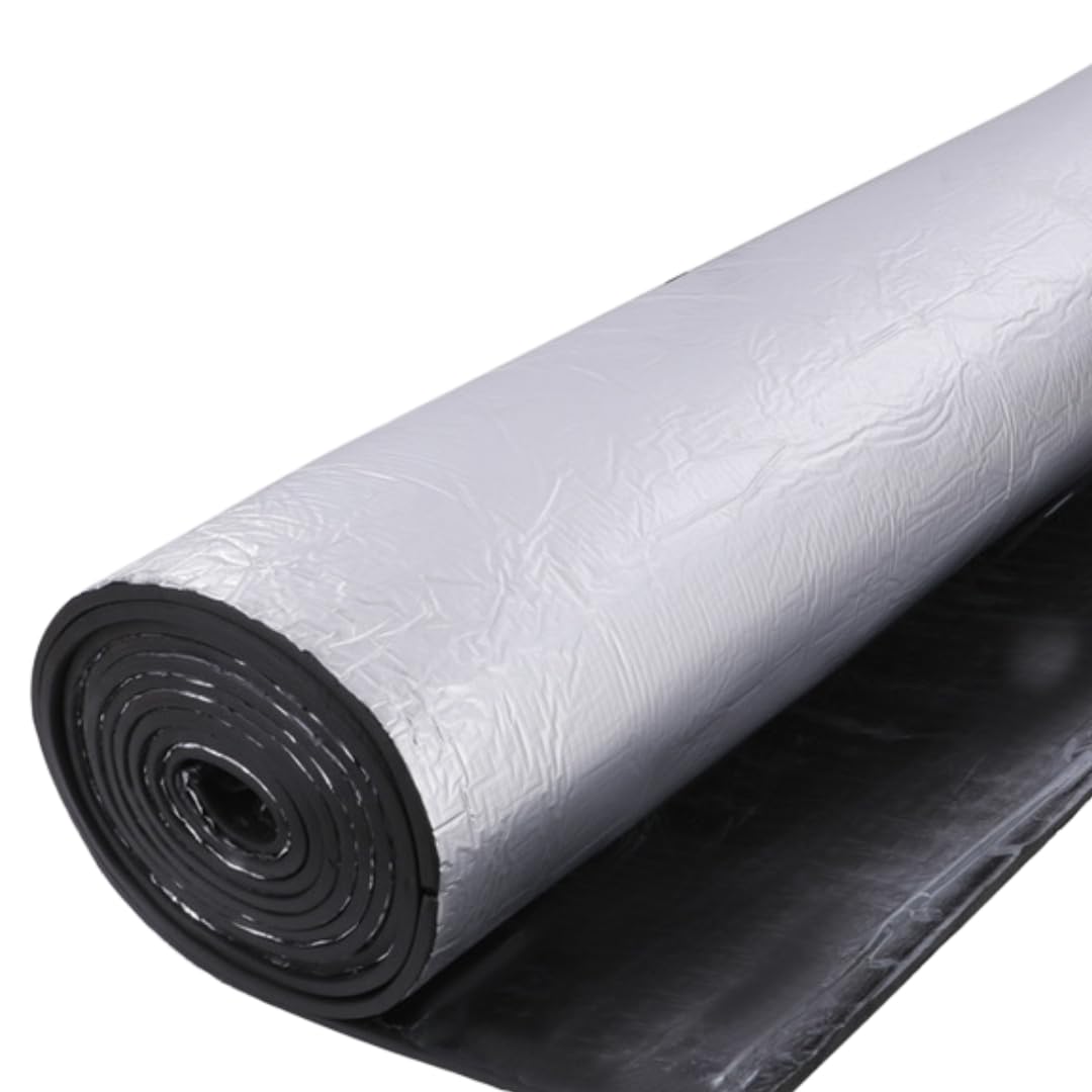 【CARトップ掲載×整備士監修】 断熱シート 車 断熱材 (1ｍ×5ｍ 厚さ5ｍ…