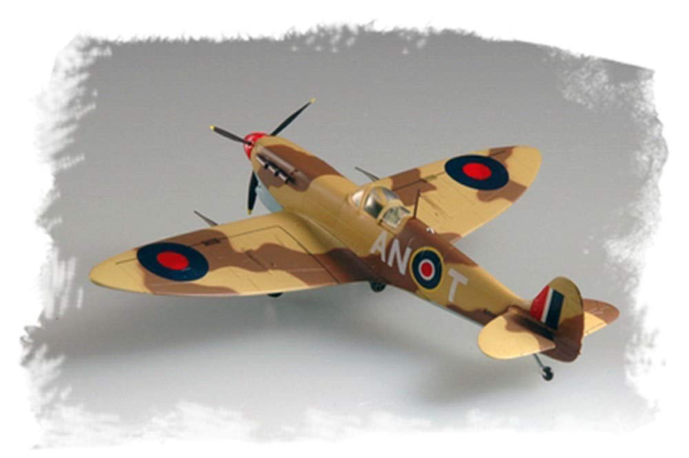 Amazon | 1/72 完成品 WWII Spitfire MK.V trop RAF 417 Sqn 1942 戦闘