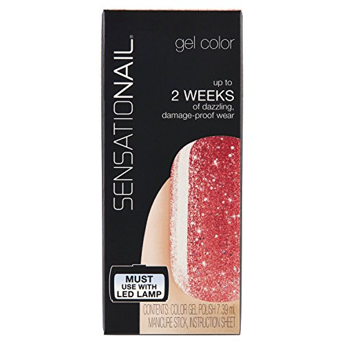 Preisvergleich Produktbild SensatioNail Gel Polish rose Cooper Glitter, 1 Stück