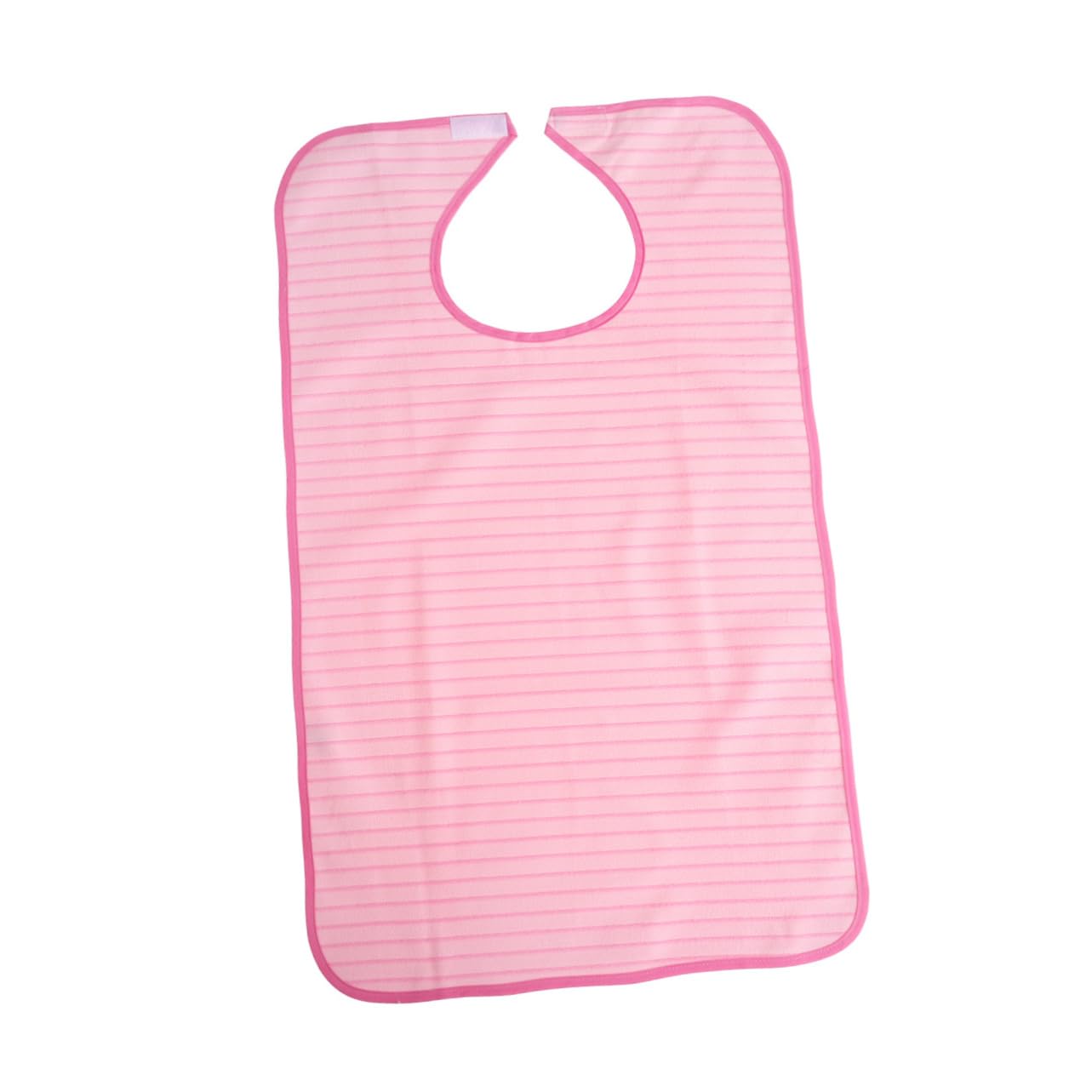 BESTonZON Protective Mealtime Clothing for Adults Pink Bib Waterproof Absorbent and Easy-to-clean Design
