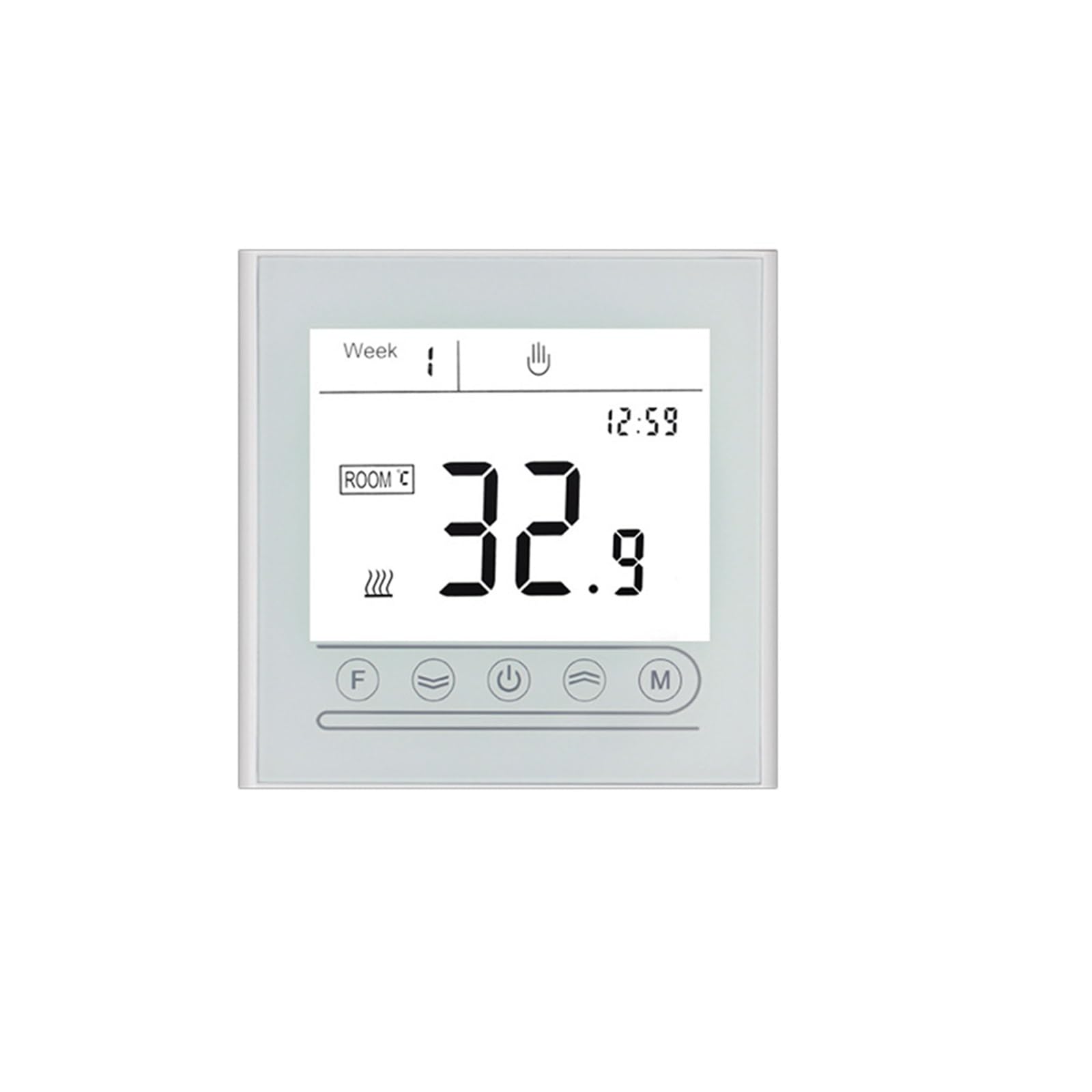 Smart WiFi Termostat z ekranem dotykowym Regulator temperatury Elektryczne ogrzewanie podłogowe Kocioł gazowy działa Informacja O ZgodnośCi(MK70BW,Gas Boiler)