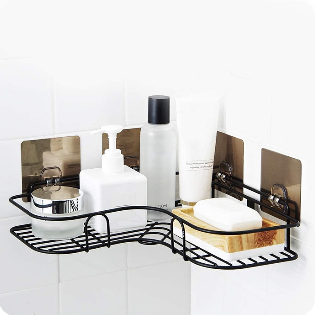Jwthee Corner Shower Caddy Corner Bathroom Organizer Shower Shelves Shelf Corner Adhesive Shower Caddy Wall Mounted Corners Shower