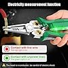 Wire Stripper, 8 in 1 Wire Stripper, Pinzas De Electricidad, Electric Pliers, Pro Multicraft Wire Stripping Tool, Electric Wire Stripping Tool for Cutting and Pulling (Green)