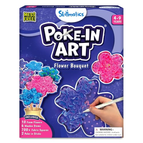Skillmatics Poke-in Art – Flower Bouquet, Wood...