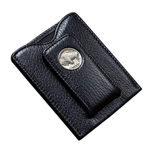 Tokens & Icons Buffalo Nickel Money Clip Wallet (ONE SIZE, BLACK)3