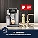 De'Longhi PrimaDonna Soul Perfetto ECAM 612.55.SB Kaffeevollautomat mit LatteCrema Milchsystem und Bean Adapt Technologie, 18 Rezepte, mit Farbdisplay- App-Steuerung, Silber/Schwarz
