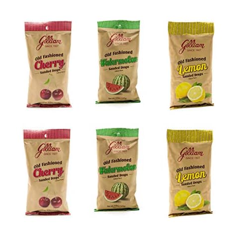 Gilliam Old Fashioned Sanded Drops, 3 Flavor Assortment, Pack of 6 Cover
