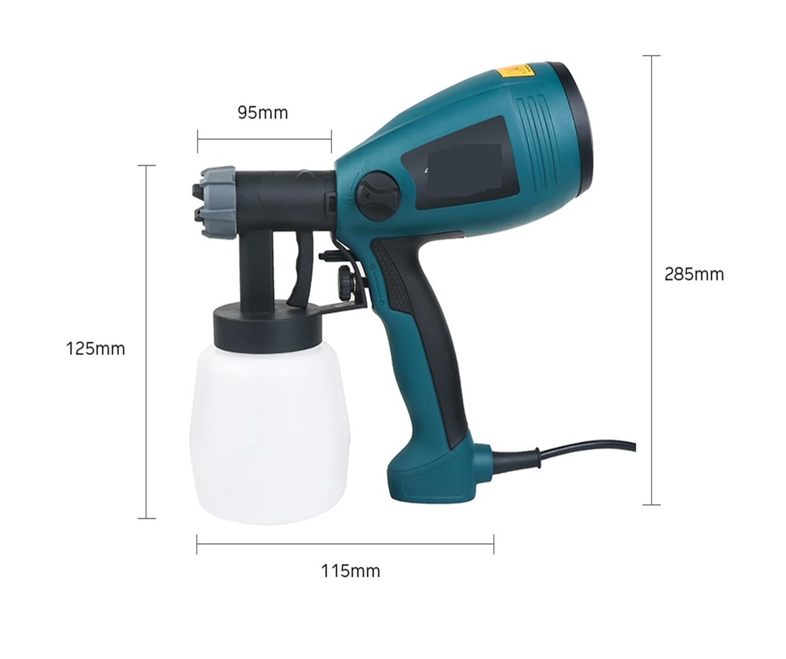 Natryskiwacz Elektryczny pistolet natryskowy ręczny o mocy 500 W do samodzielnego malowania w domu, natryskiwania, czyszczenia pod wysokim ciśnieniem, narzędzi domowych majsterkowania, mebli i ścian