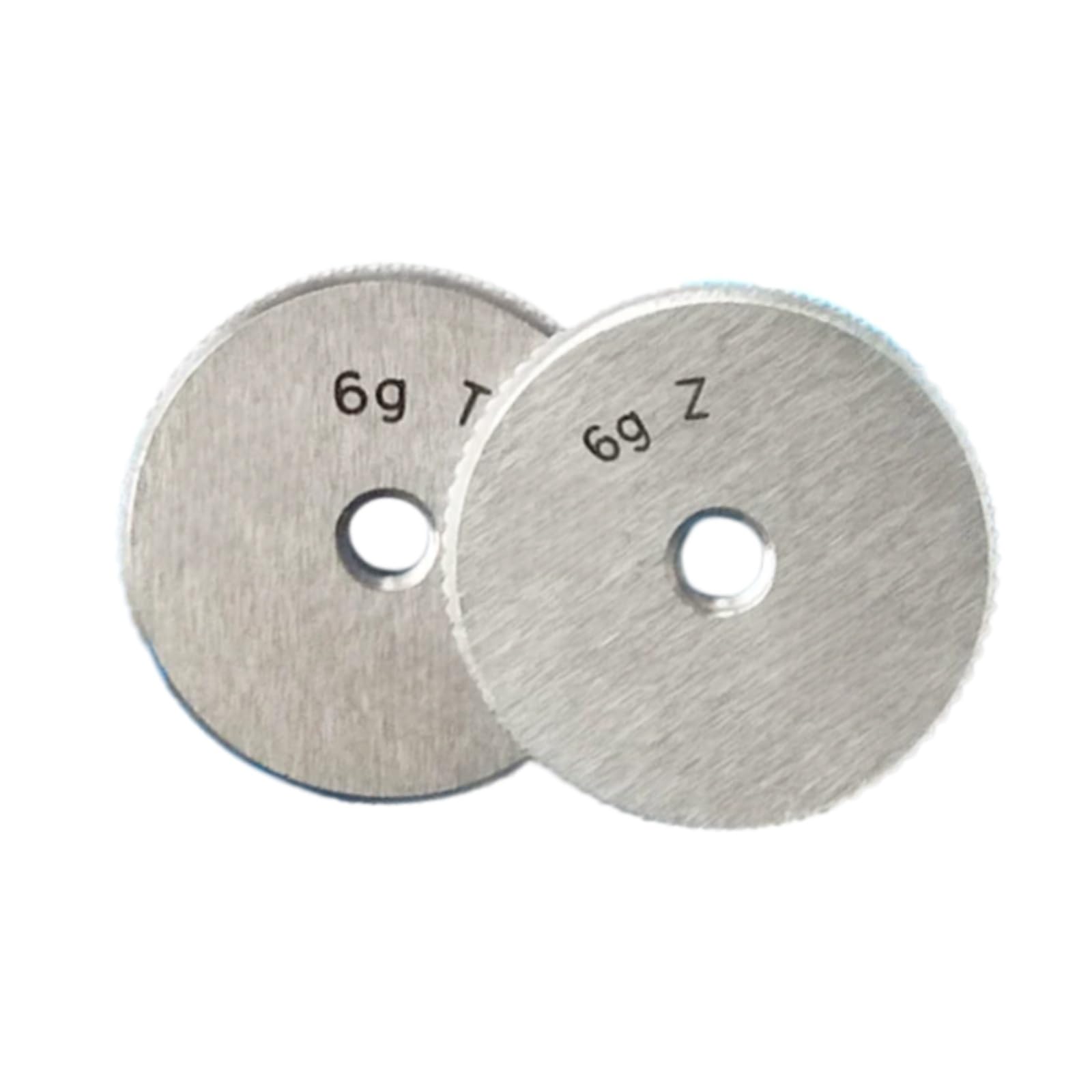HKEJSJWA 2pcs/set 6g Metric Thread Ring Gauge, M2X0.25, M2.2X0.45, M2.2X0.25, M2.3X0.4, M2.5X0.35, M2.5X0.75, M2.5X0.5 Measure Tool(M2.2 * 0.45)